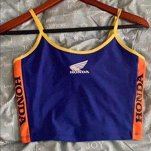 Honda Racing crop top